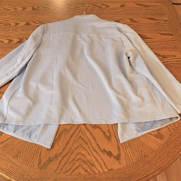 Allison Daily Plus baby blue dress jacket with pockets - Picture 6 of 13